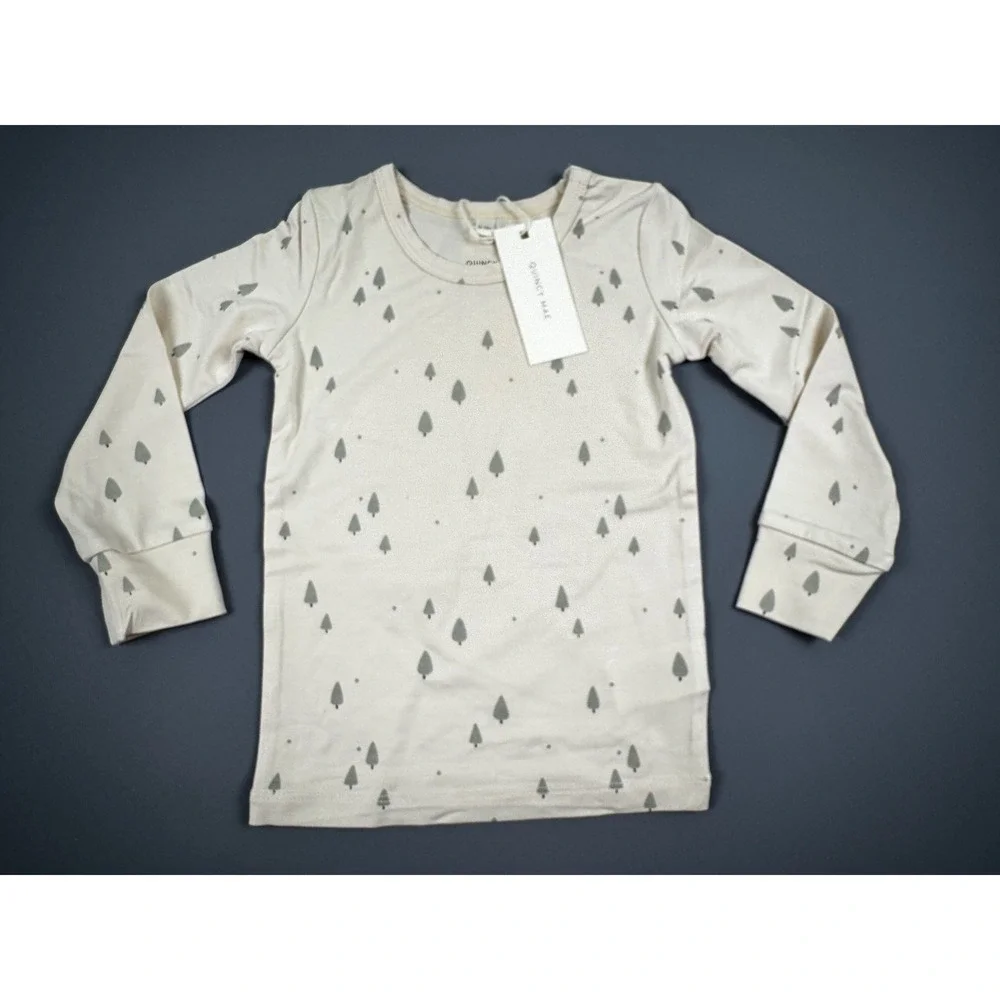 Quincy Mae Bamboo Pajama Set Trees Print‎ 12-18 Months